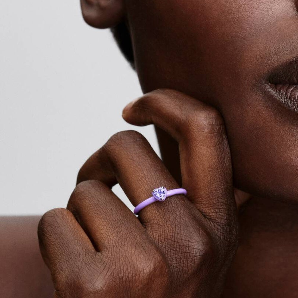 ANELLO PANDORA VIOLA CHAKRA HEART PANDORA ME