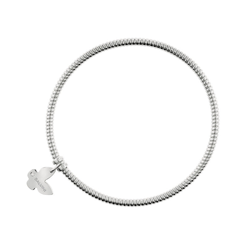 BRACCIALE SALVINI FARFALLA ORO BIANCO 9kt