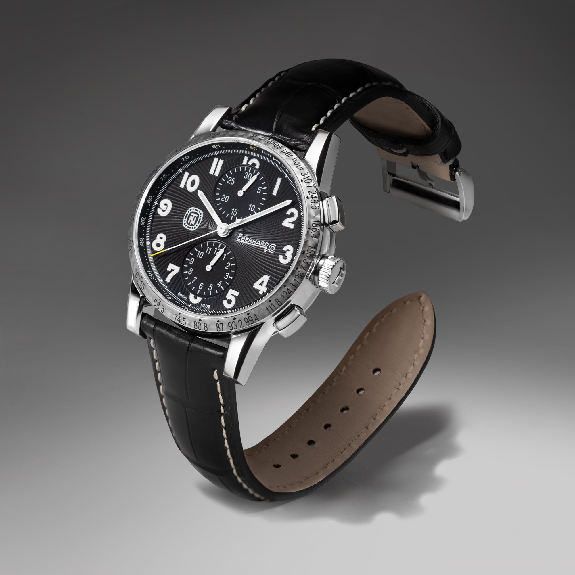 OROLOGIO EBERHARD TAZIO NUVOLARI BLACK |41MM|