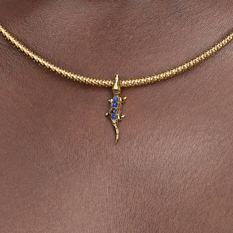 CHARM PANDORA ALLIGATORE