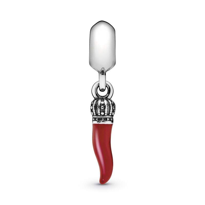 CHARM PANDORA CORNO ROSSO