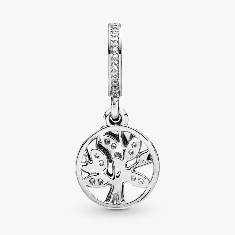 CHARM PANDORA PENDENTE ALBERO DELLA FAMIGLIA SCINTILLANTE