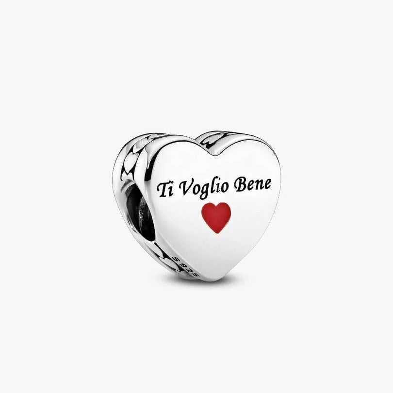 CHARM PANDORA CUORE “TI VOGLIO BENE”