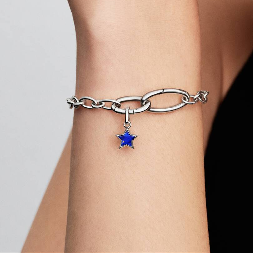 CHARM PANDORA MINI STELLA BLU