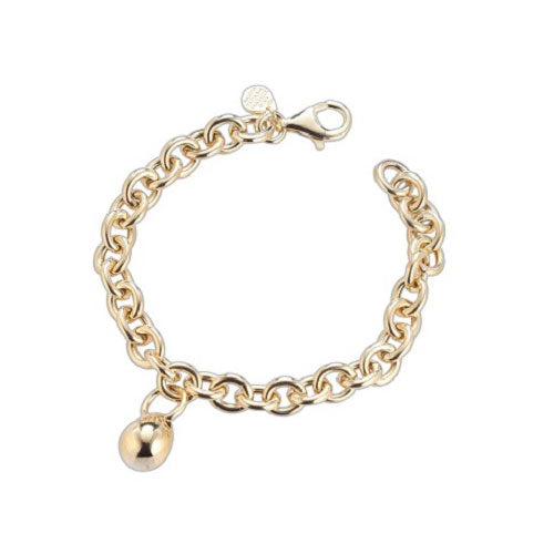 BRACCIALE TSARS COLLECTION ARGENTO DORATO CON OVETTO