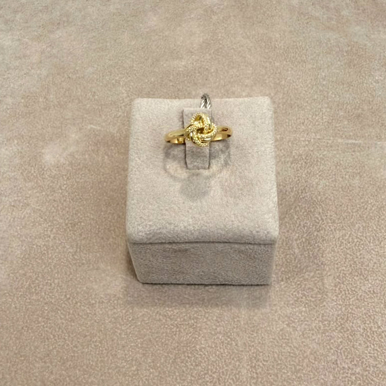 Anello Nodo in Oro Giallo 18 KT
