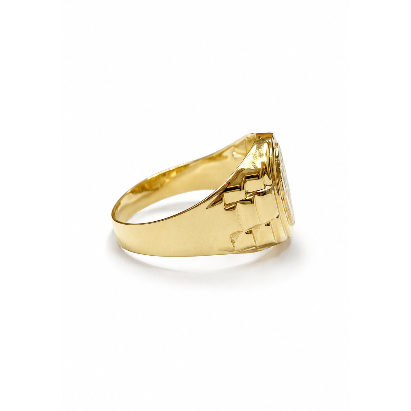 Anello Uomo Chevalier Tricolore in Oro 18KT (750)