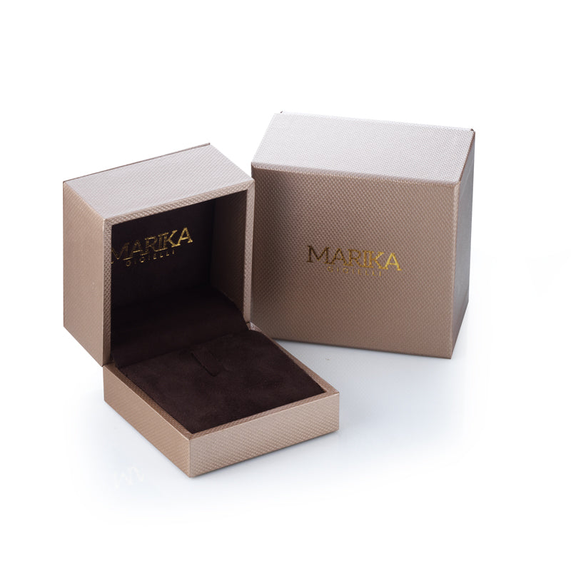 ANELLO GOCCIA IN ORO ROSA 18 CARATI CON DIAMANTI E RUBINO