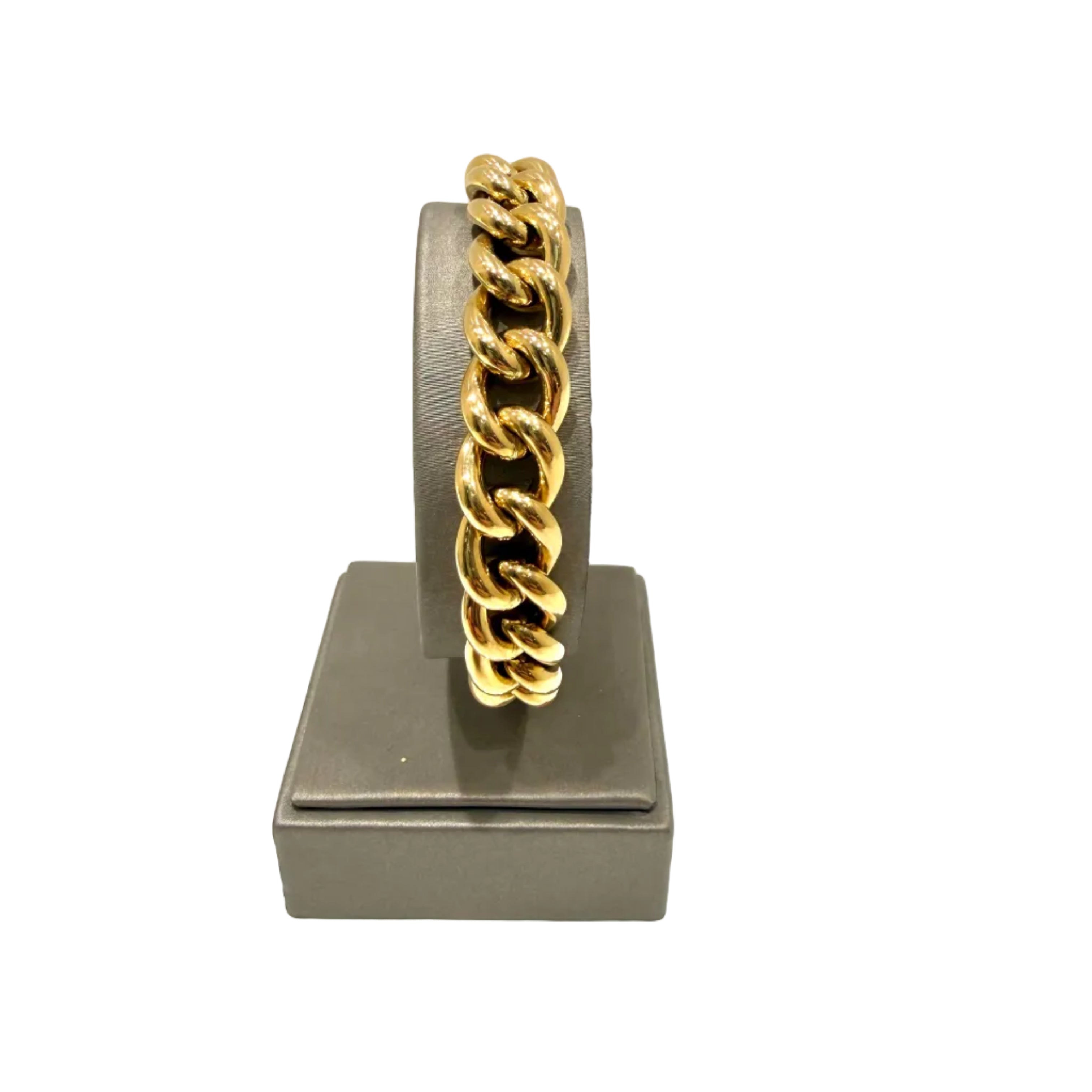 Bracciale Maglia Gourmette in Oro Giallo 18KT (750) – Made in Italy