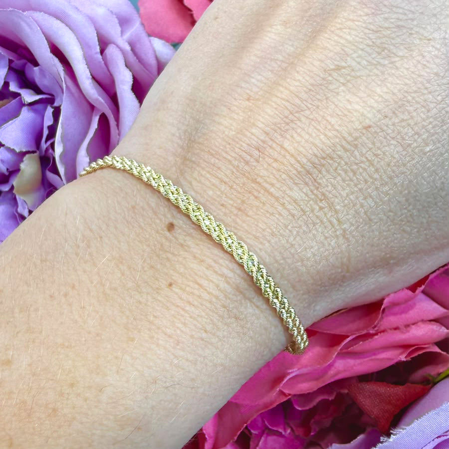 Bracciale Corda in Oro Giallo 18 KT (750)