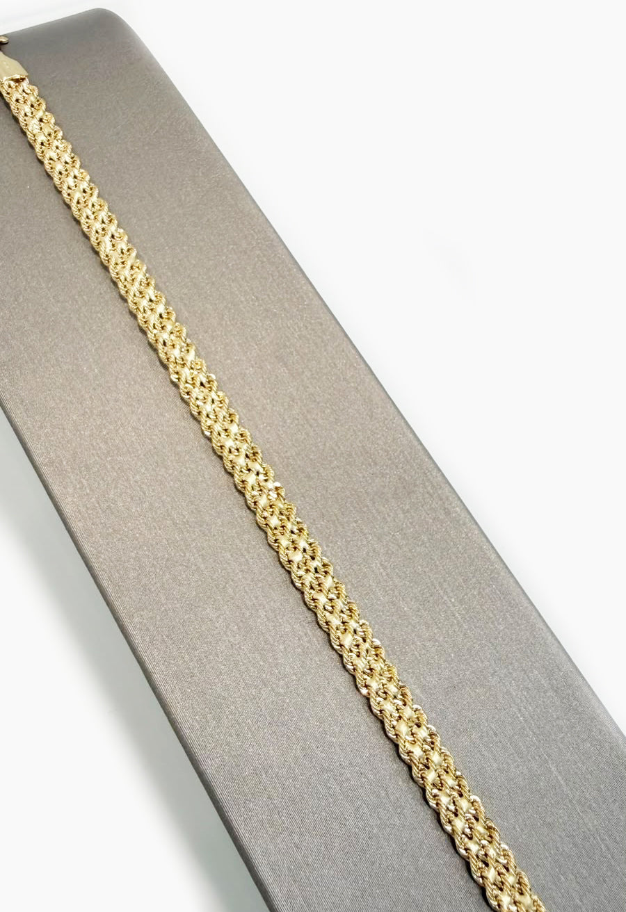 Bracciale Intrecciato in Oro Giallo 18 KT (750)