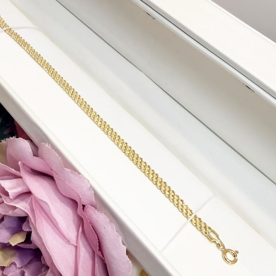 Bracciale Intrecciato in Oro Giallo 18 KT (750)