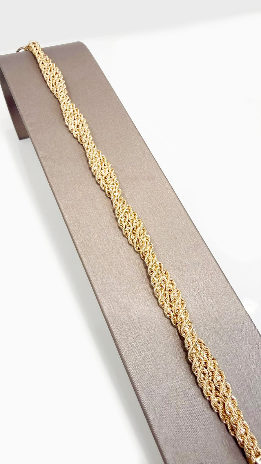 Bracciale Intrecciato in Oro Giallo 18 KT (750)