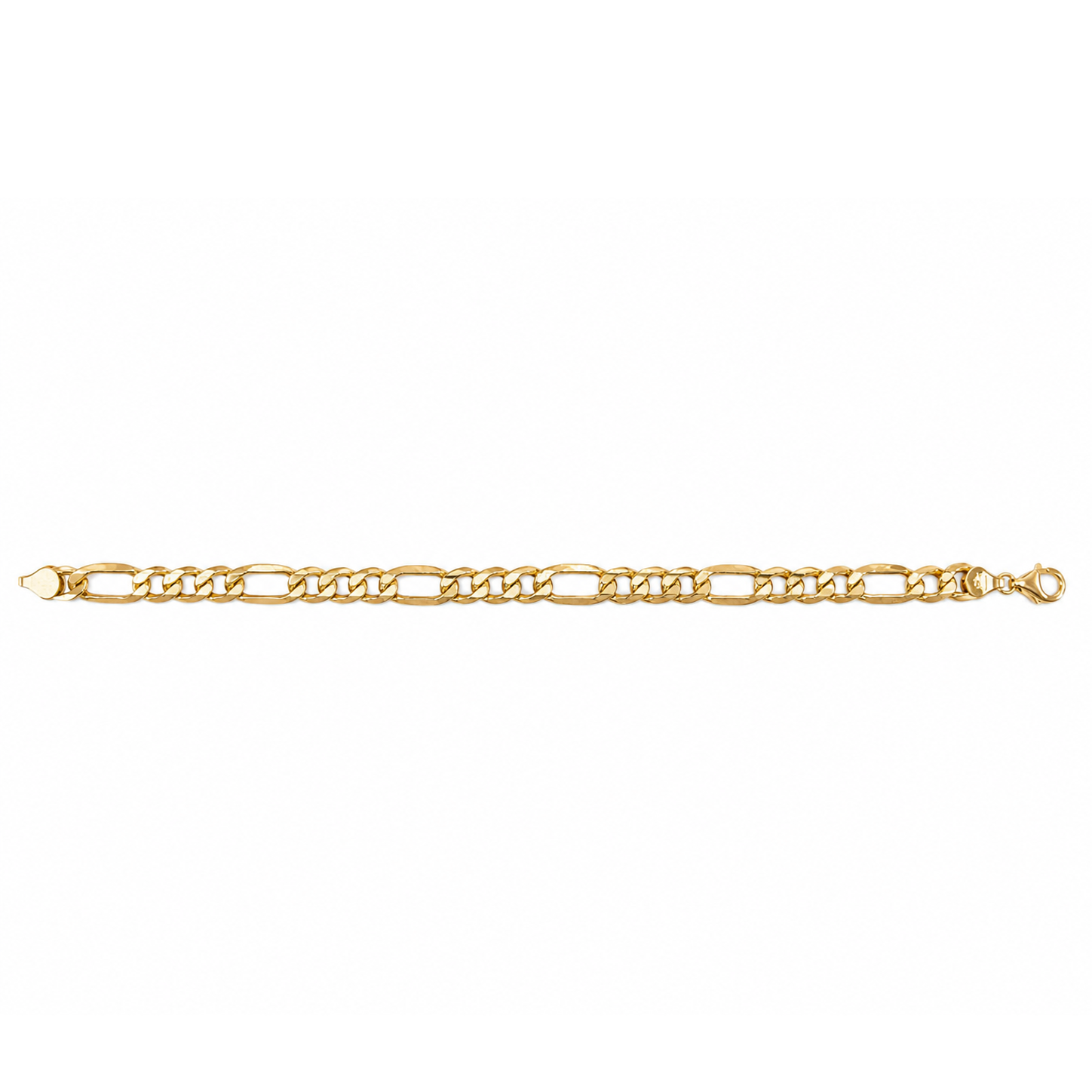 Bracciale con Maglie Allungate in Oro Giallo 18 KT