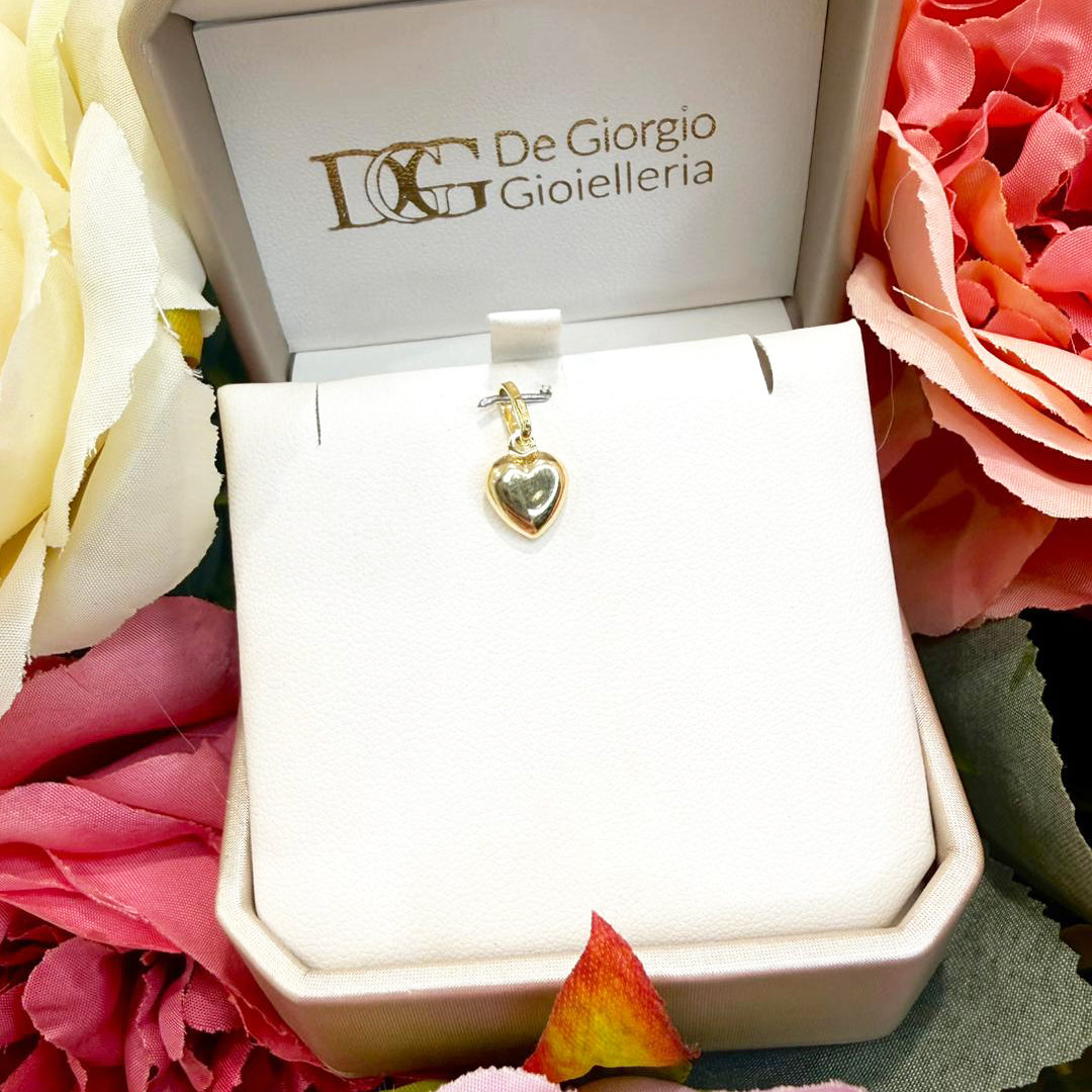 Ciondolo cuore da donna in oro giallo (750)