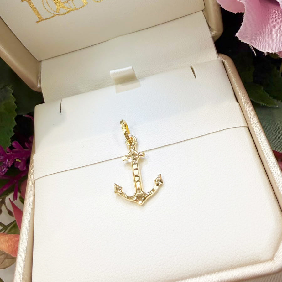 Ciondolo Ancora in oro giallo 18 KT (750)