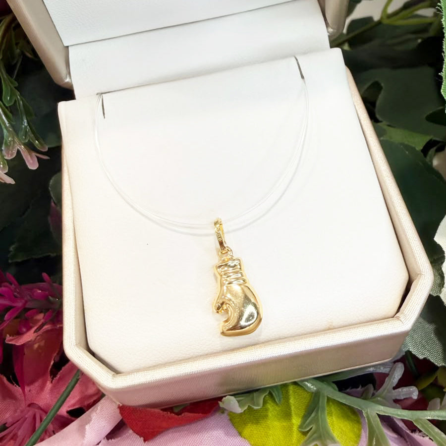 CIONDOLO GUANTONE DA BOXE IN ORO GIALLO 18 KT (750)