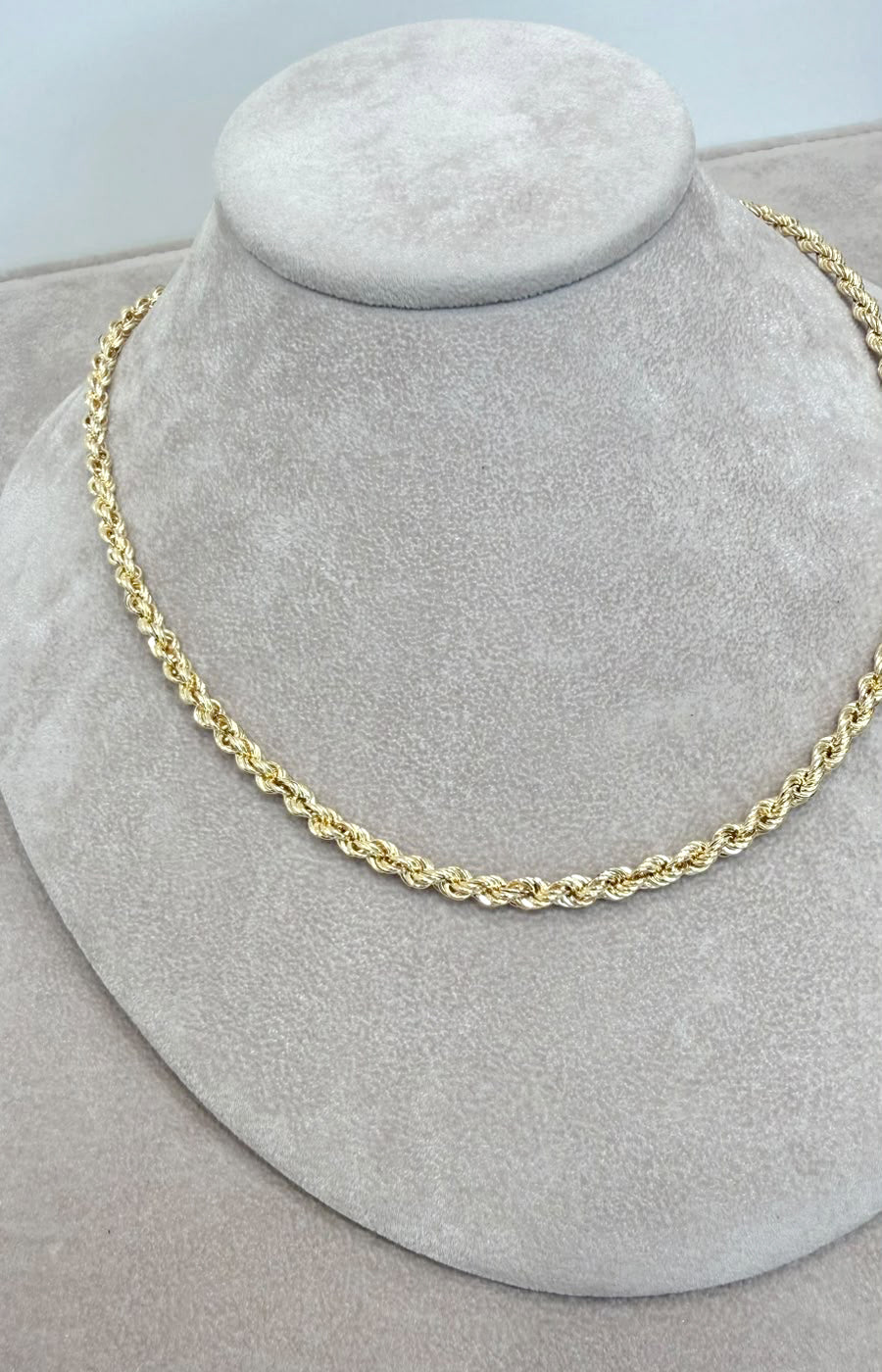 COLLANA TORCHON INTRECCIATA IN ORO GIALLO 18 KT