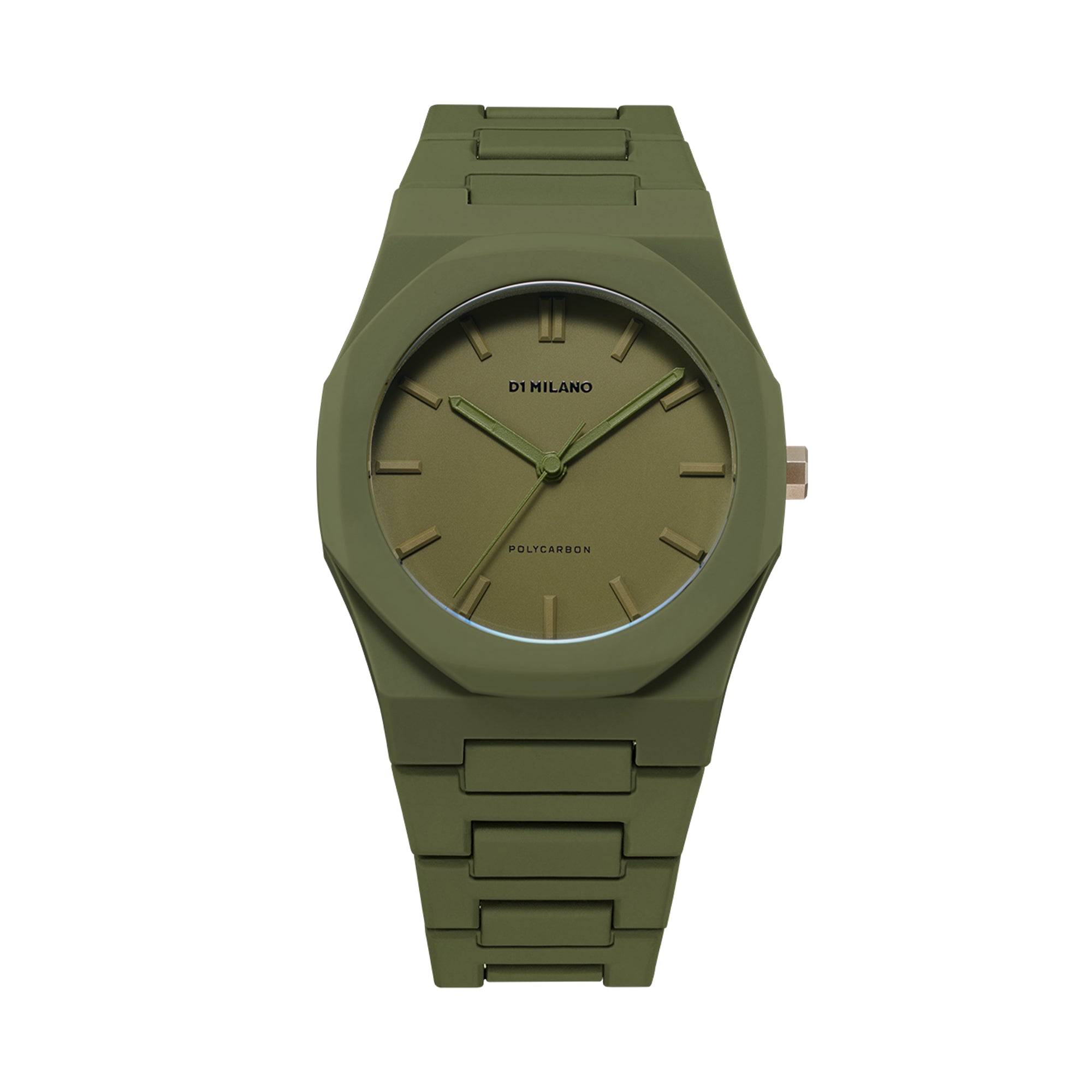 OROLOGIO D1 MILANO POLYCARBON MILITARY GREEN |40.5MM|