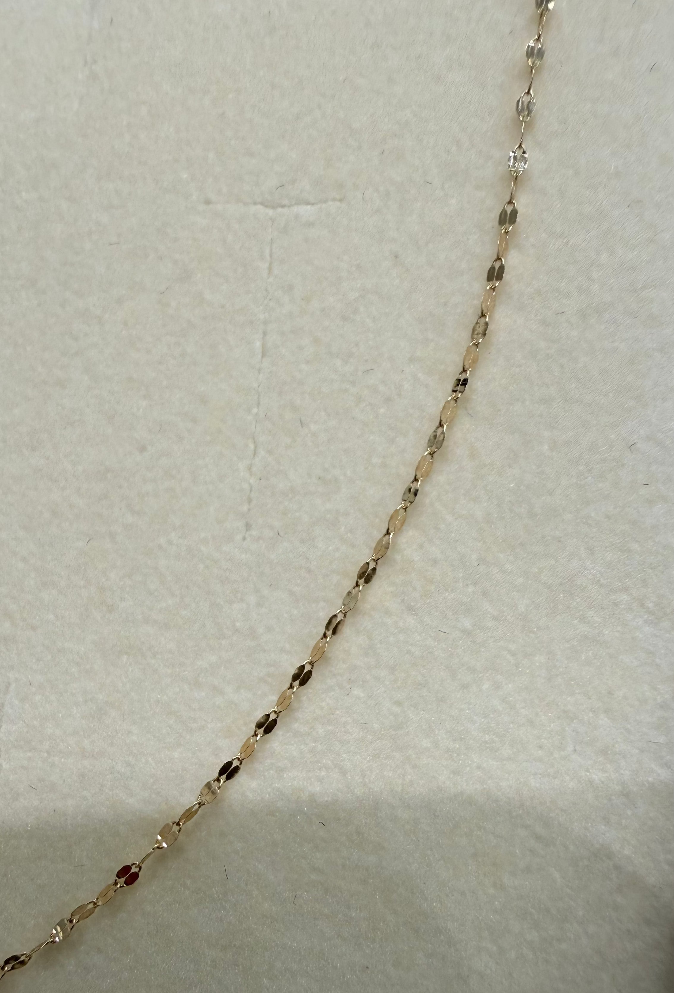 COLLANA SPECCHIATA IN ORO GIALLO 18 CARATI