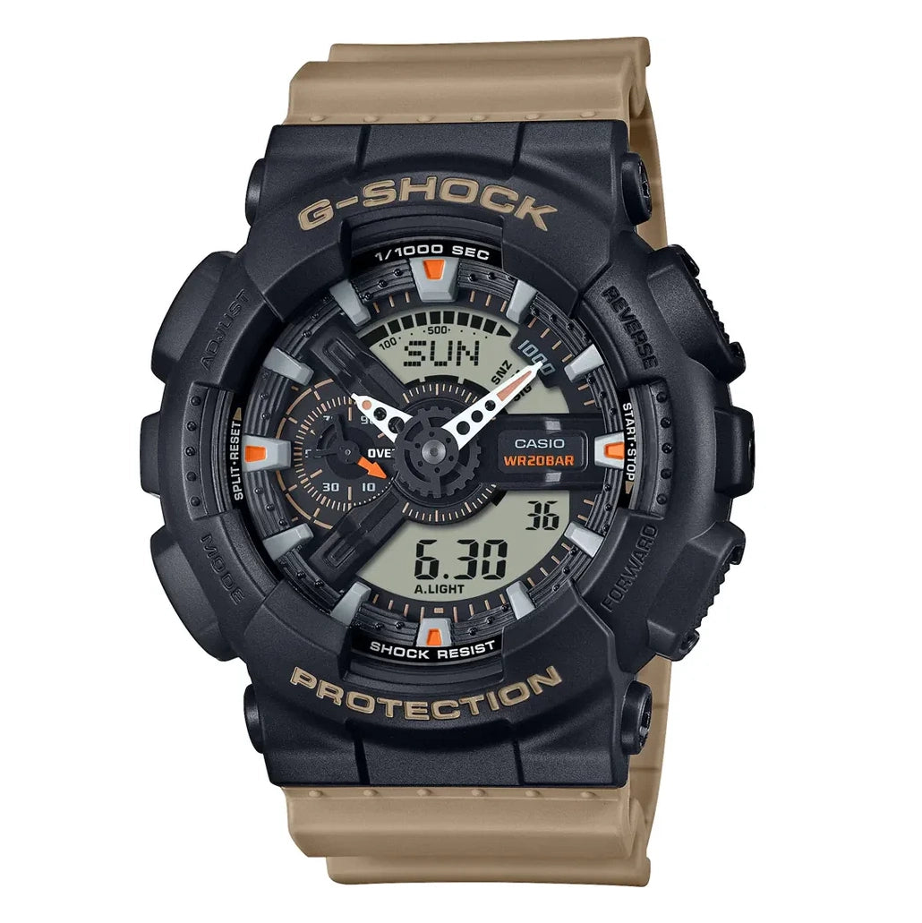 OROLOGIO CASIO G-SHOCK CLASSIC BLACK E BEIGE |51.2MM|