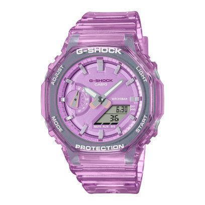 OROLOGIO G-SHOCK CASIO CLASSIC VIOLA TRASPARENTE |42.9MM|