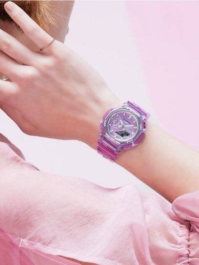 OROLOGIO G-SHOCK CASIO CLASSIC VIOLA TRASPARENTE |42.9MM|