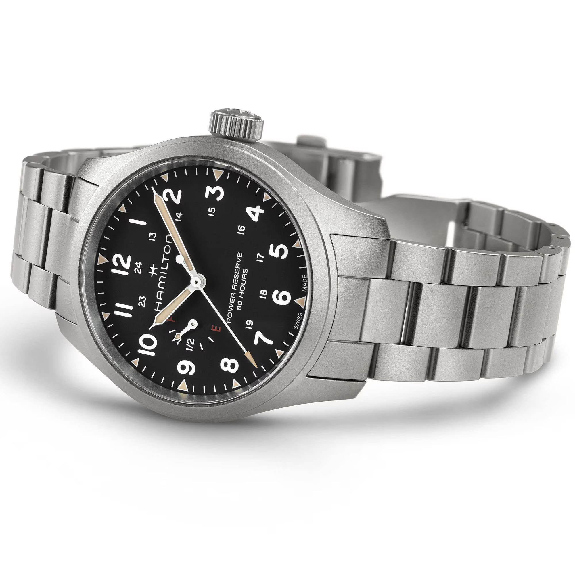 OROLOGIO HAMILTON KHAKI FIELD MECHANICAL POWER RESERVE |40MM|