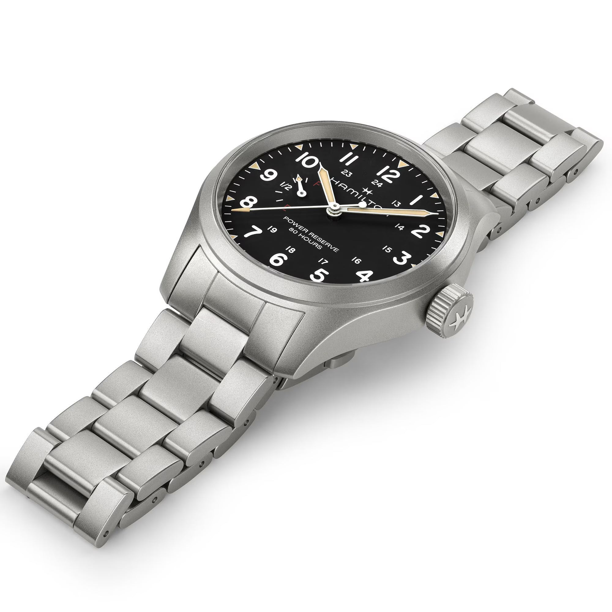 OROLOGIO HAMILTON KHAKI FIELD MECHANICAL POWER RESERVE |40MM|