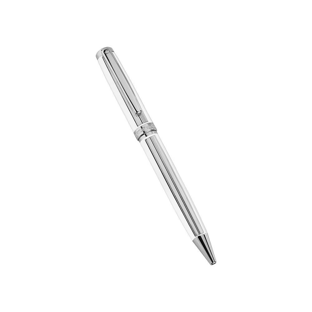 PENNA A SFERA PHILIP WATCH WTITING INSTRUMENT WHITE & SILVER