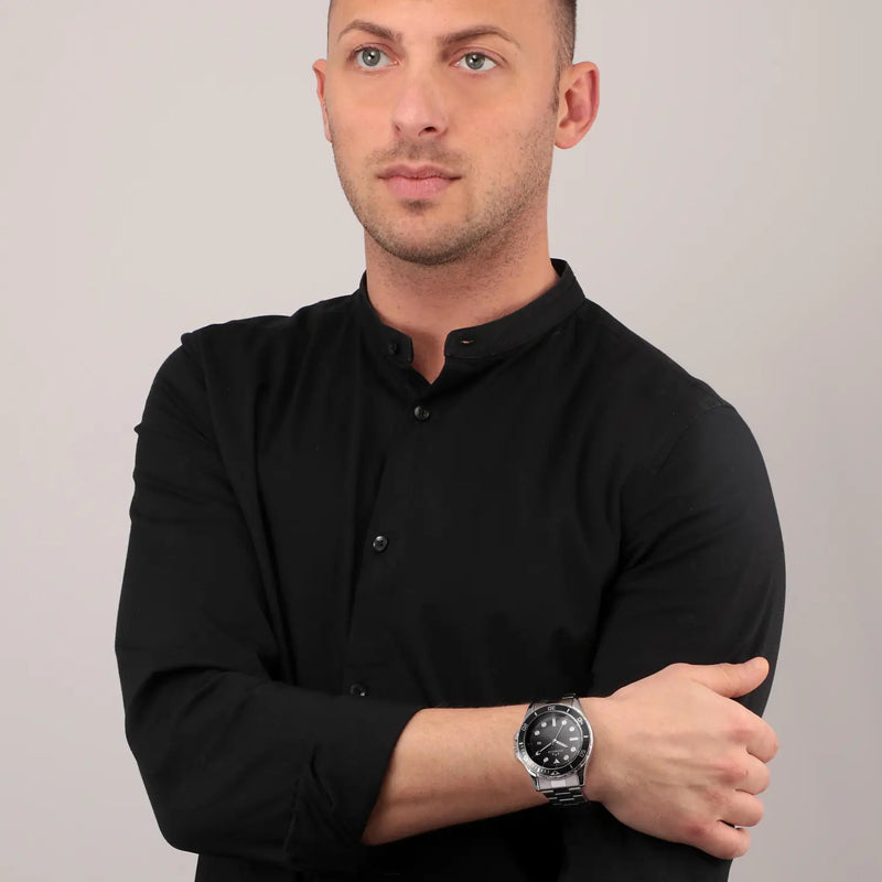 OROLOGIO CHRONOSTAR CAPTAIN BLACK DIAL |43MM|