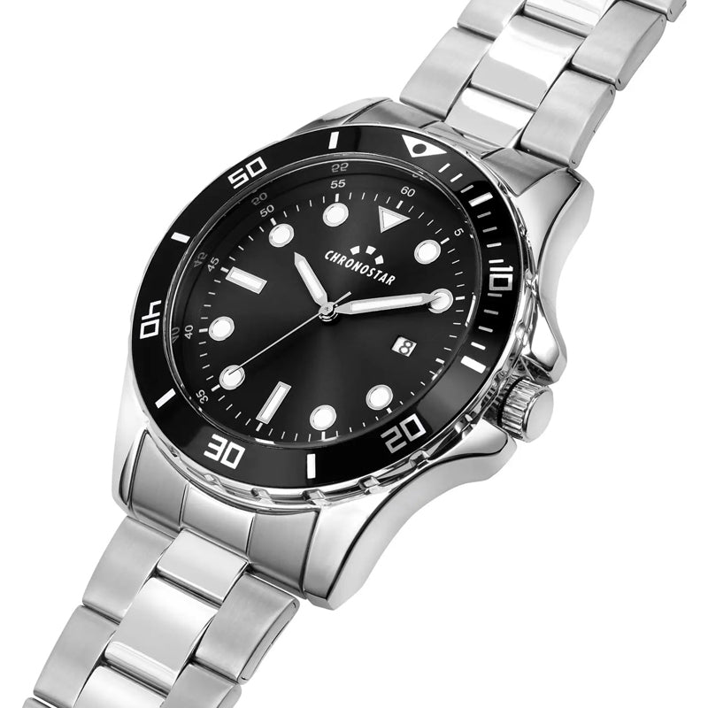 OROLOGIO CHRONOSTAR CAPTAIN BLACK DIAL |43MM|