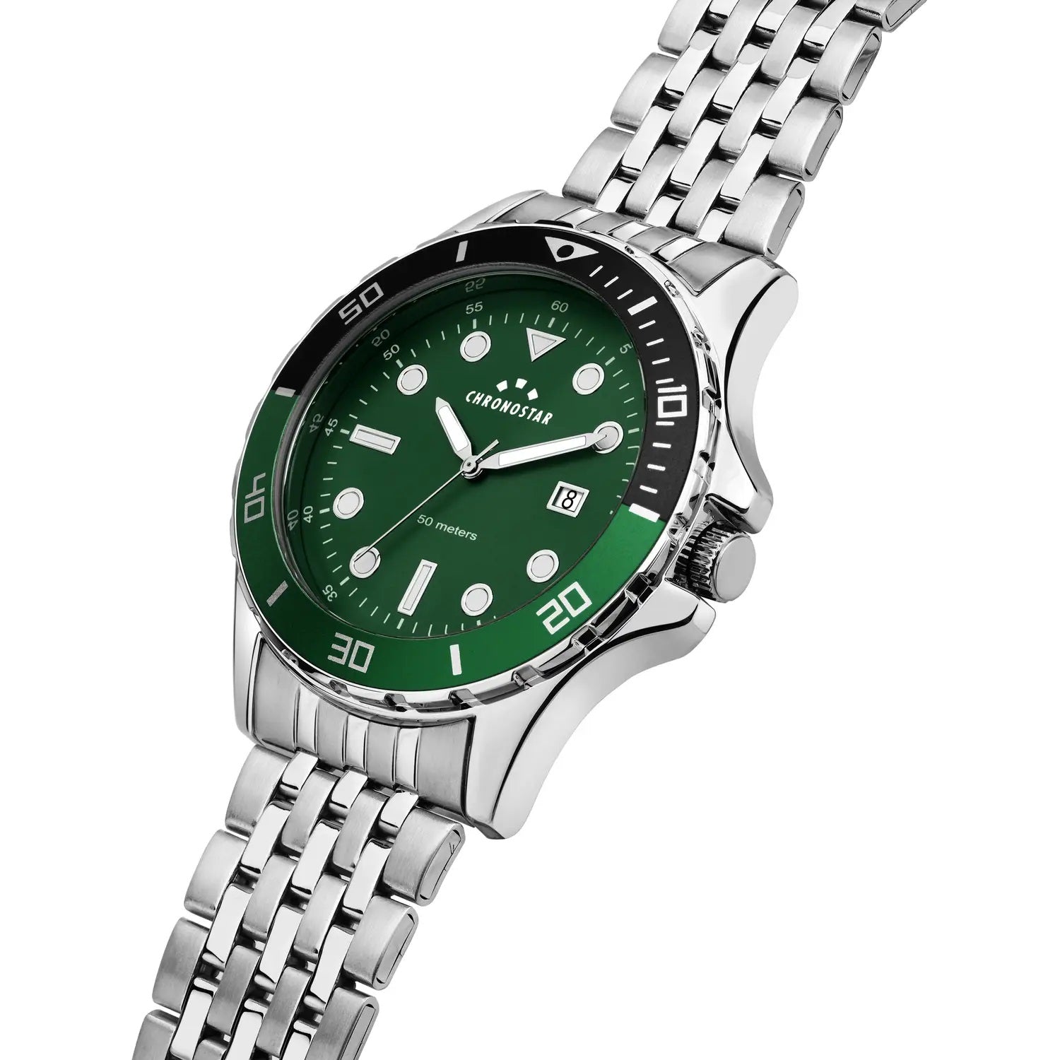 OROLOGIO CHRONOSTAR CAPTAIN 2.0 GREEN DIAL |43MM|