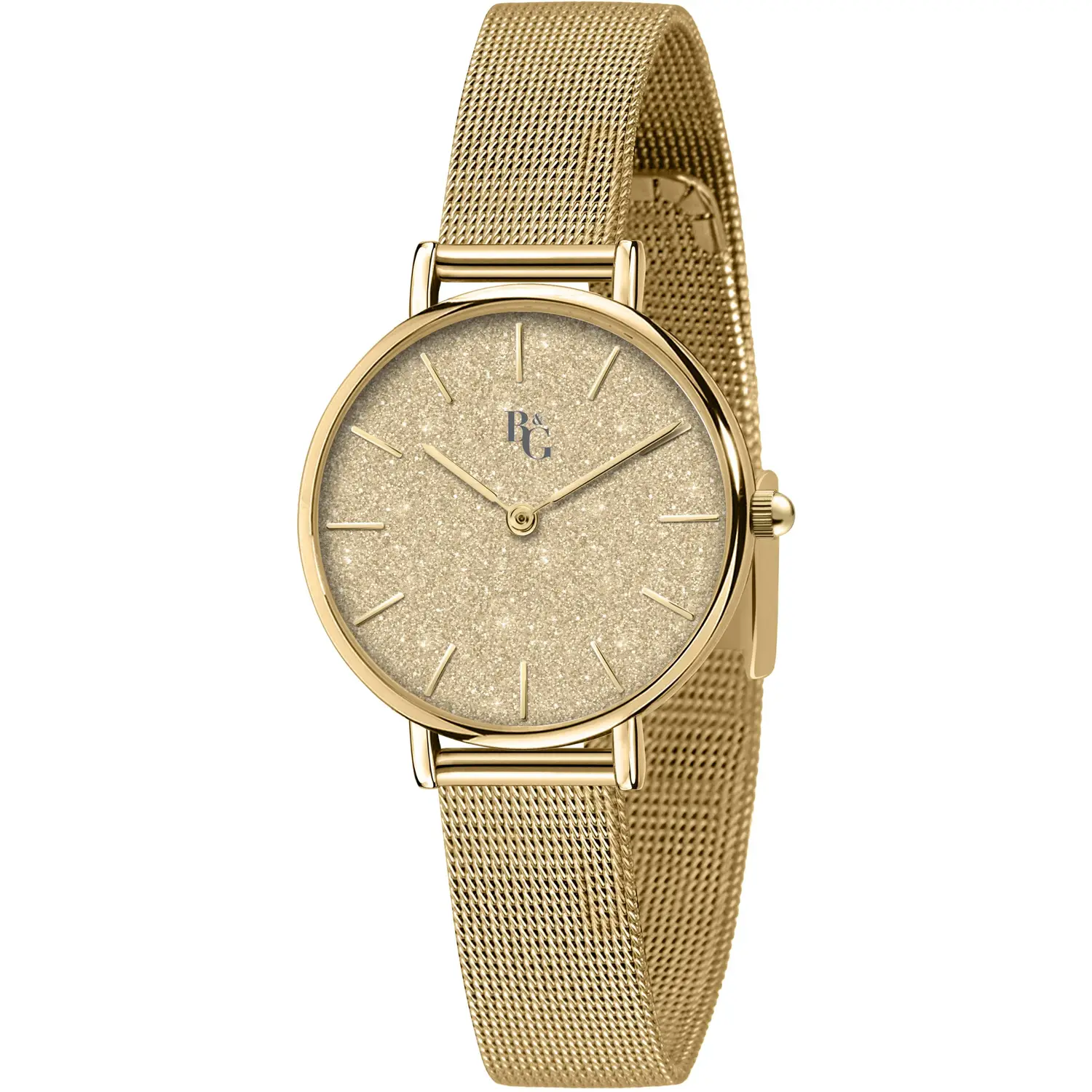OROLOGIO B&G PREPPY MESH GOLD DIAL |32MM|