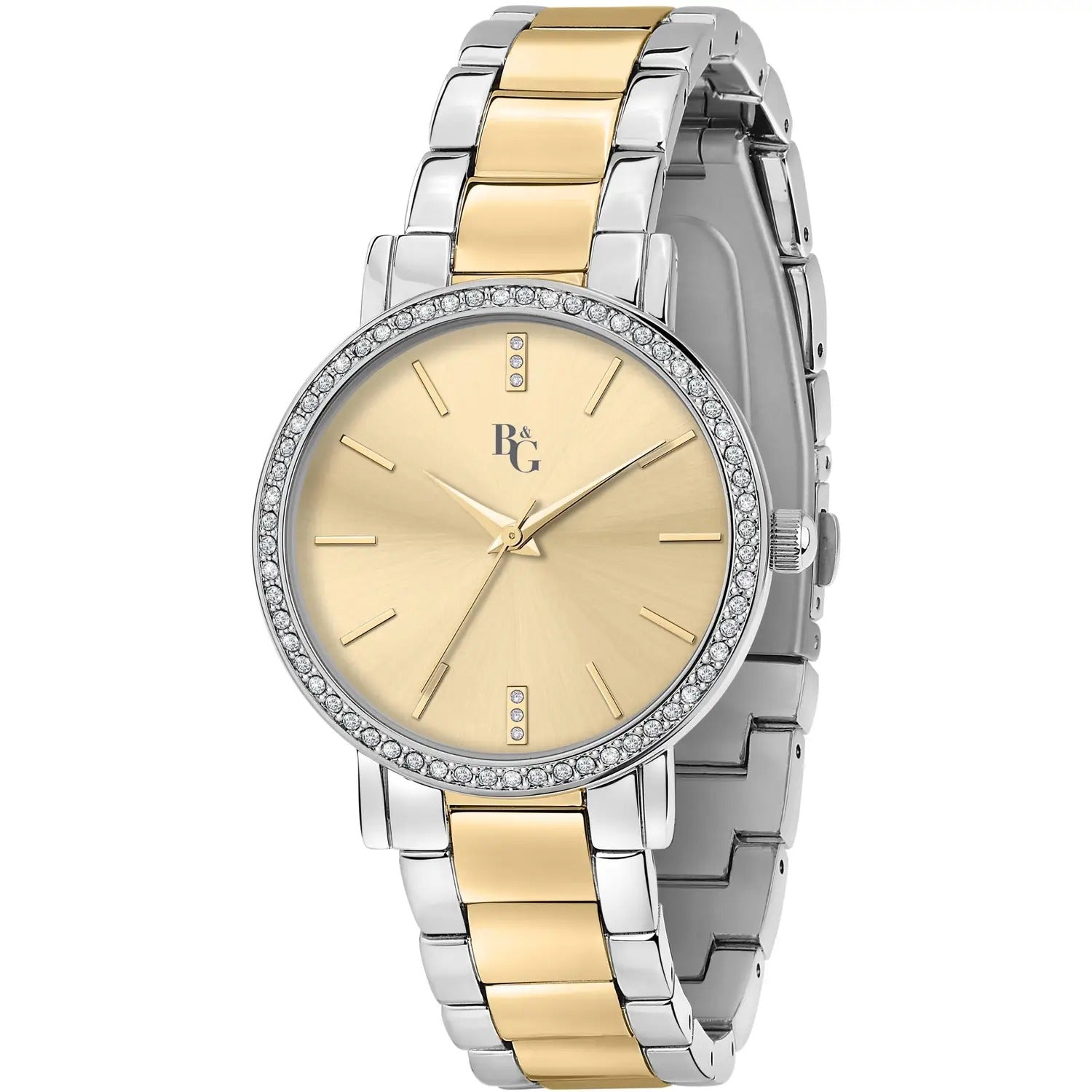 OROLOGIO B&G PREPPY SILVER & GOLD CHAMPAGNE DIAL |32.5MM|