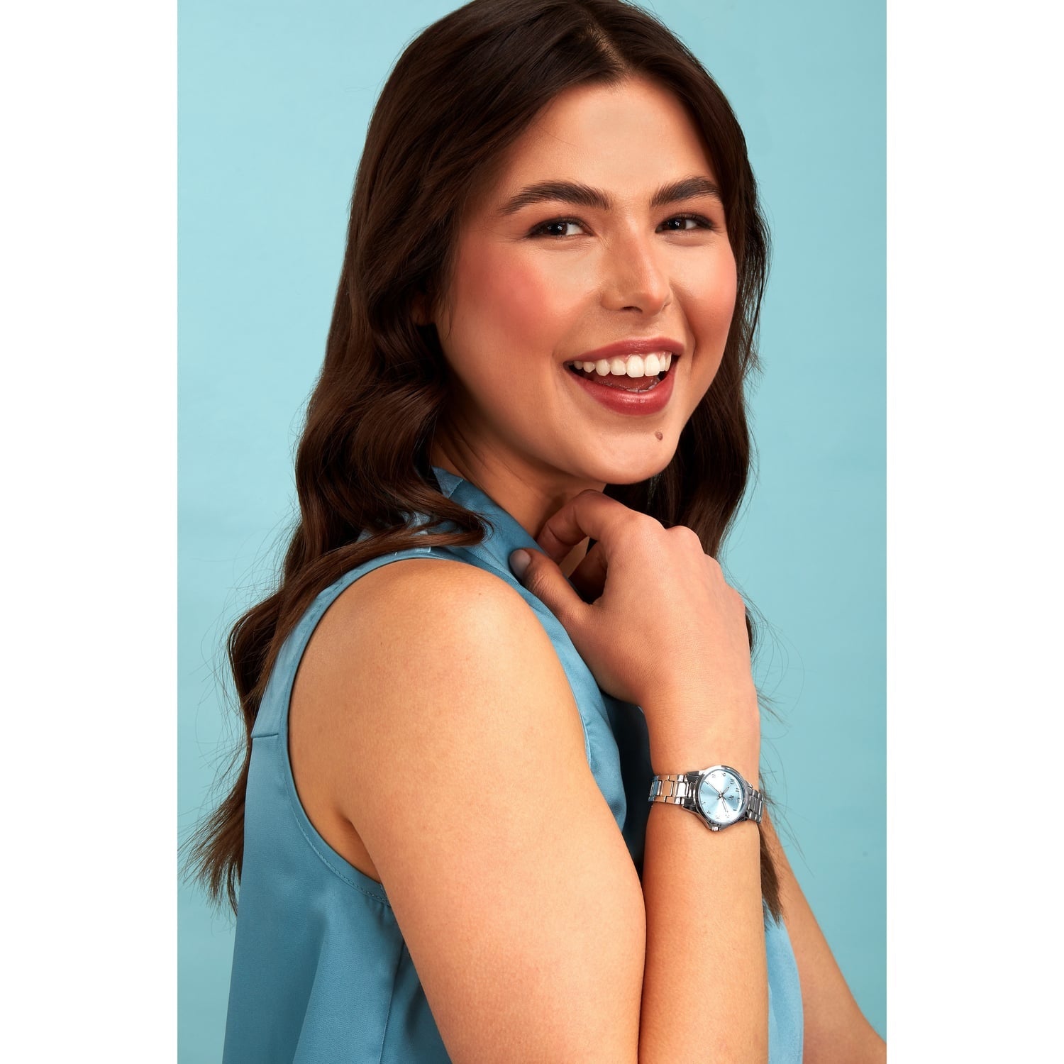 OROLOGIO B&G STREAMER VERDE ACQUA DIAL |28MM|