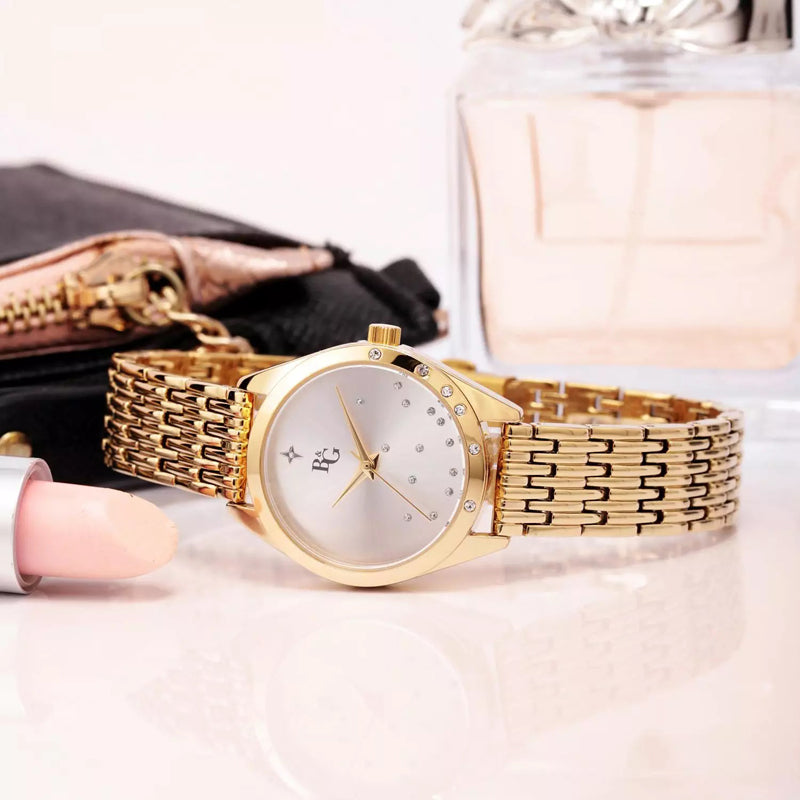 OROLOGIO B&G MAGIC GOLD E WHITE DIAL |30MM|