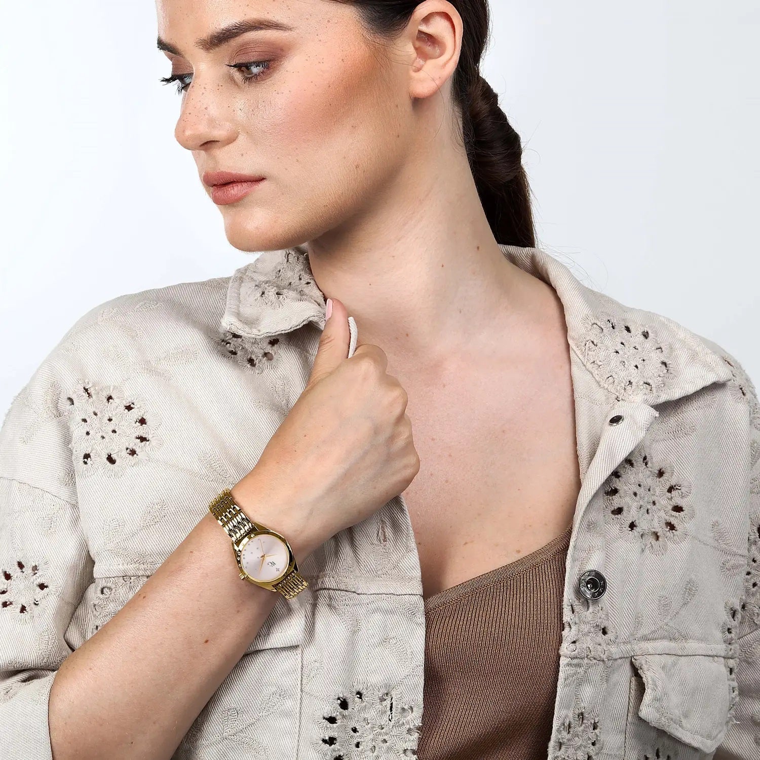 OROLOGIO B&G MAGIC GOLD E WHITE DIAL |30MM|