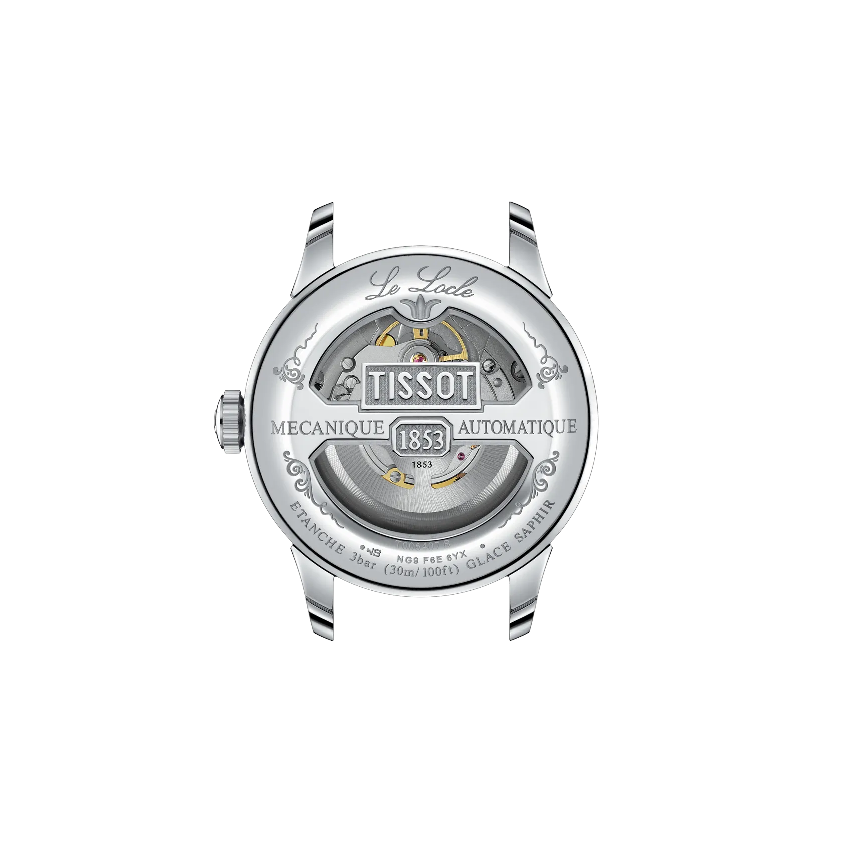 OROLOGIO TISSOT LE LOCLE POWERMATIC 80 SILVER BALCK|39.30MM|