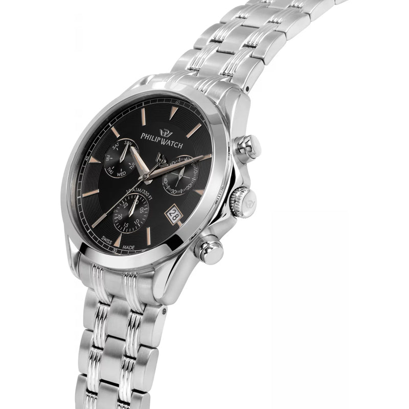 OROLOGIO PHILIP WATCH BLAZE CHRONO BLACK DIAL |41MM|