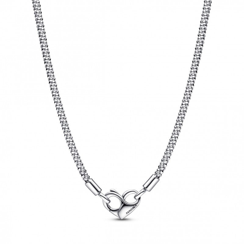 COLLANA PANDORA COMPONIBILE CON CHIUSURA A CUORE INFINITO