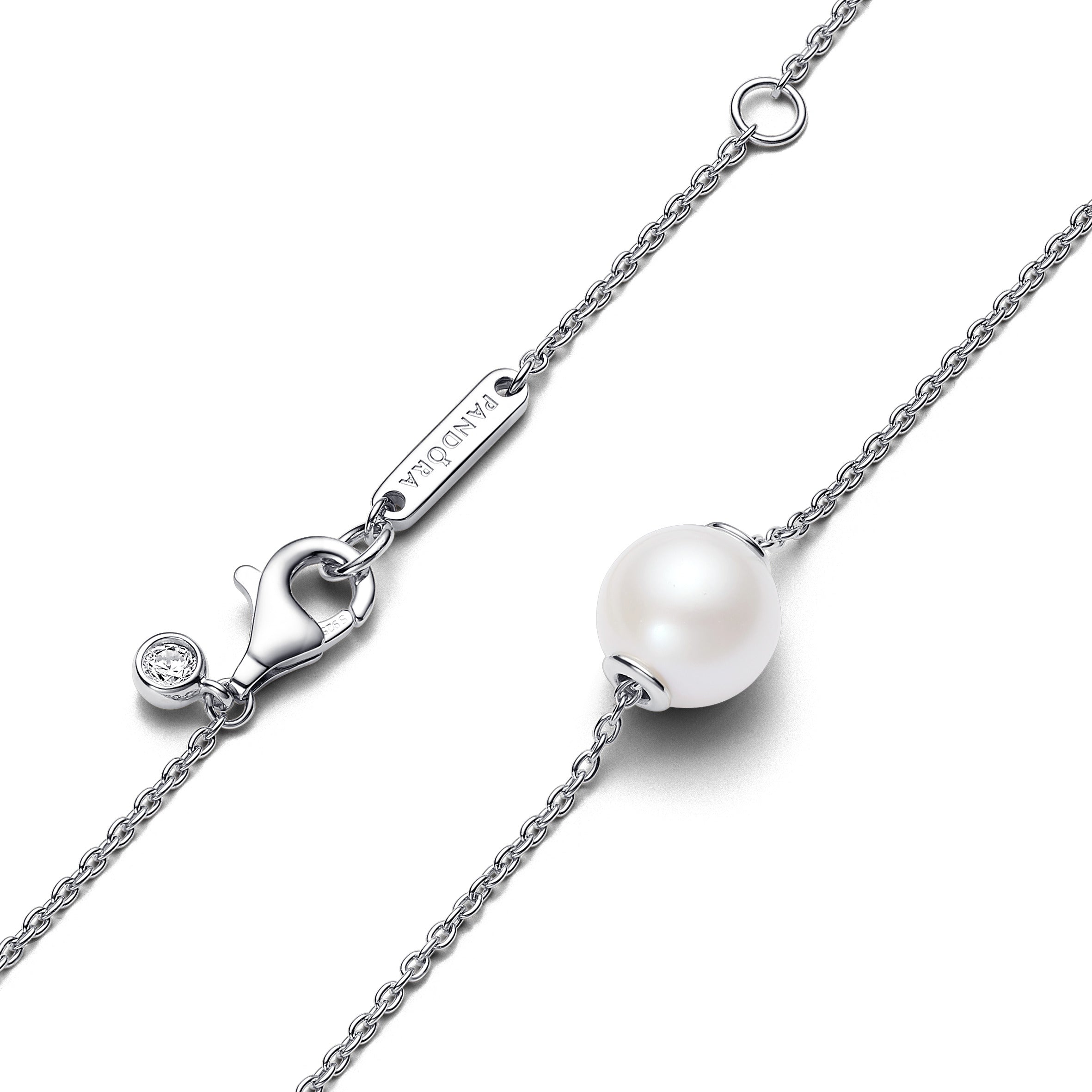 COLLANA PANDORA PENDENTE CON PERLA