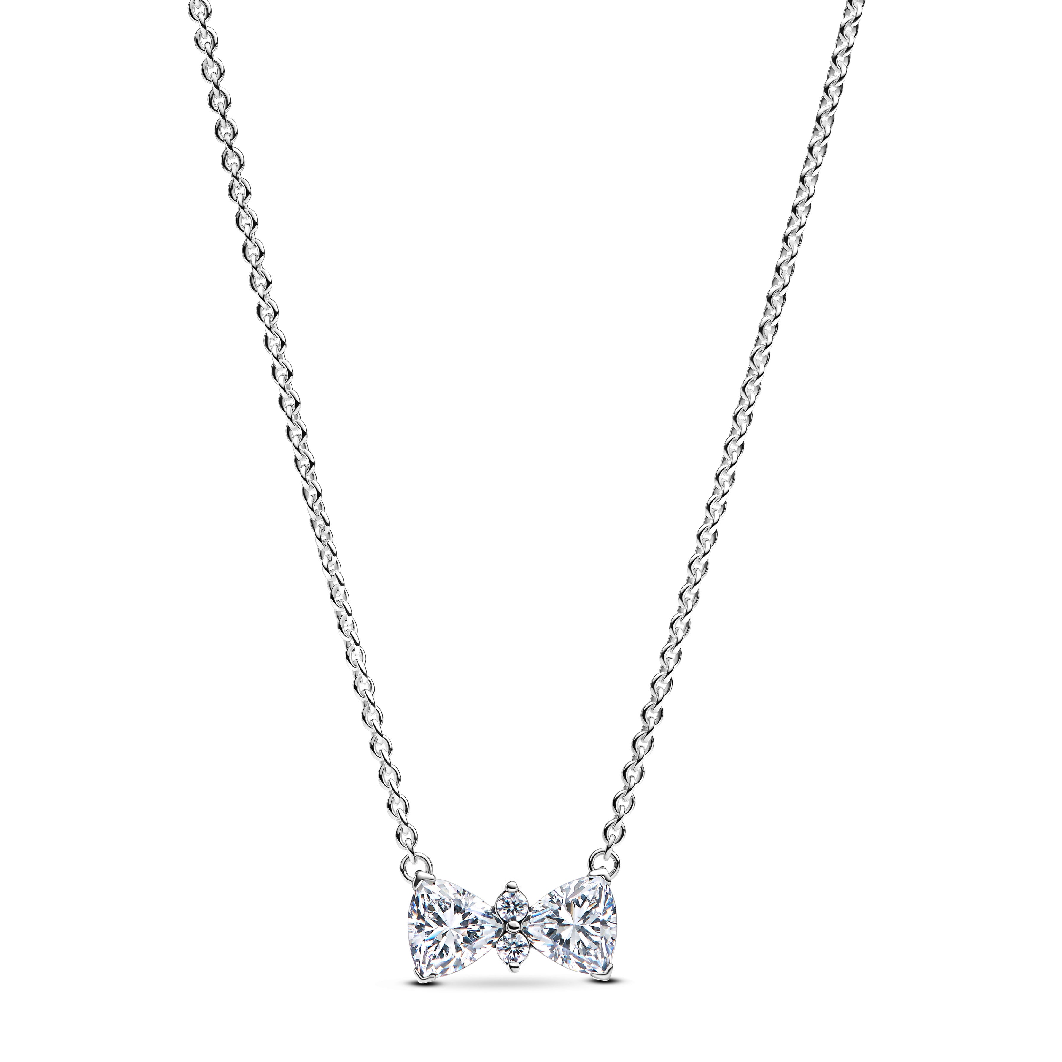 COLLANA PANDORA  FIOCCO LUMINOSO GRANDE