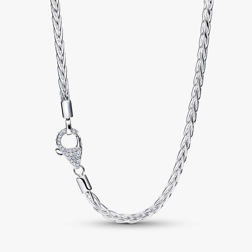 COLLANA PANDORA COMPONIBILE CHIUSURA PAVE'