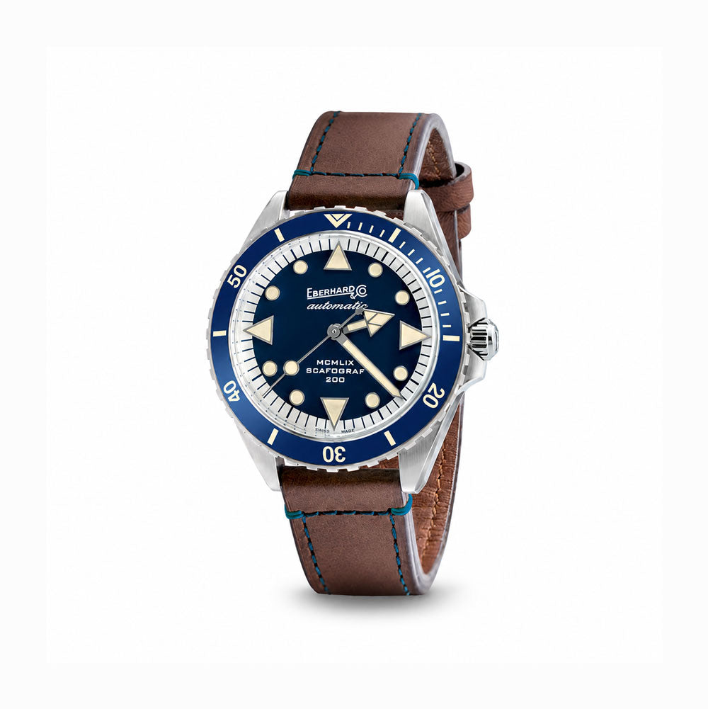 OROLOGIO EBERHARD SCAFOGRAF 300 MCMLIX BLUE DIAL |43MM|