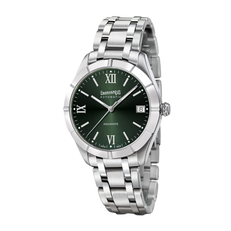 OROLOGIO EBERHARD AQUADATE GRANDE TAILLE GREEN DIAL |41MM|
