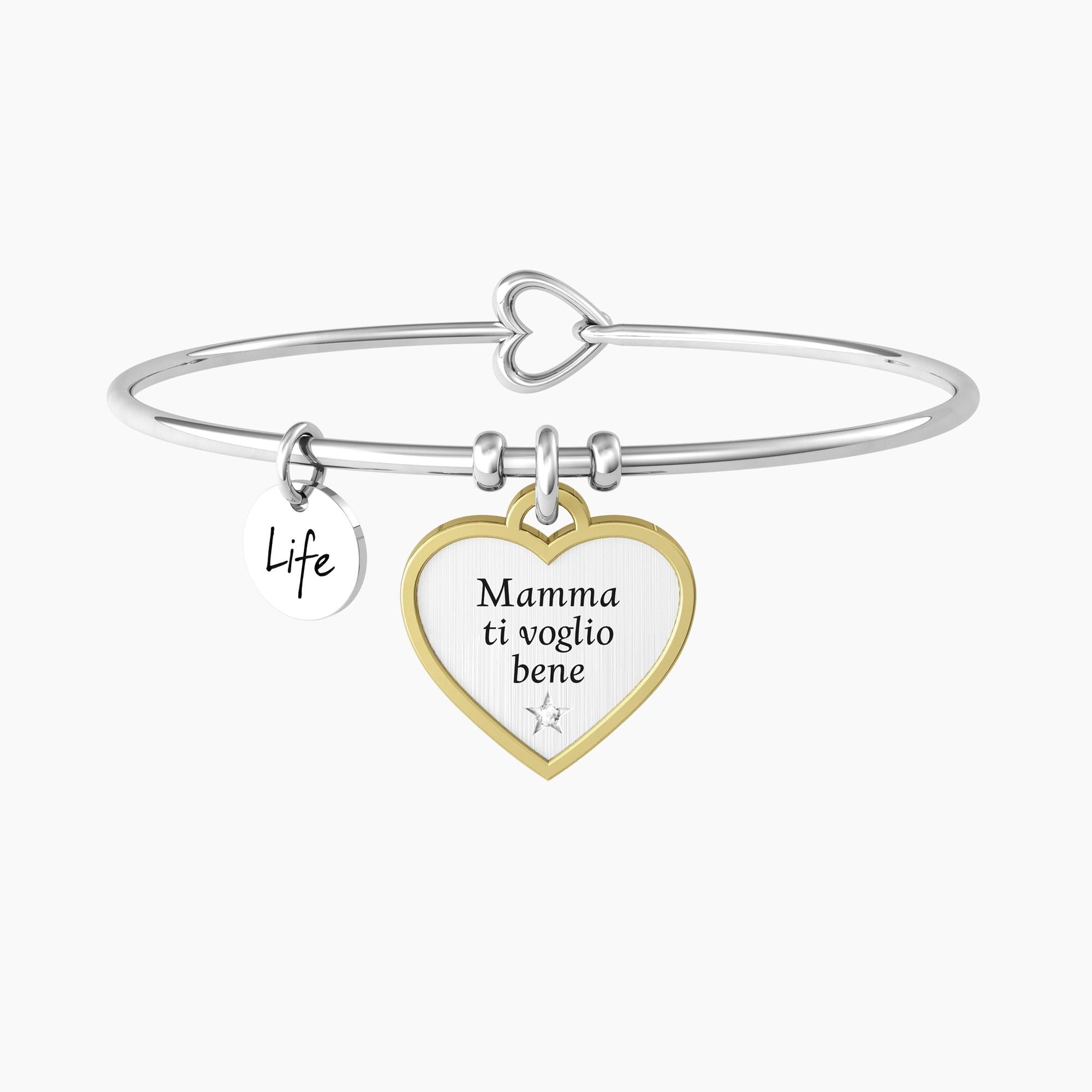 BRACCIALE KIDULT CUORE | MAMMA TI VOGLIO BENE