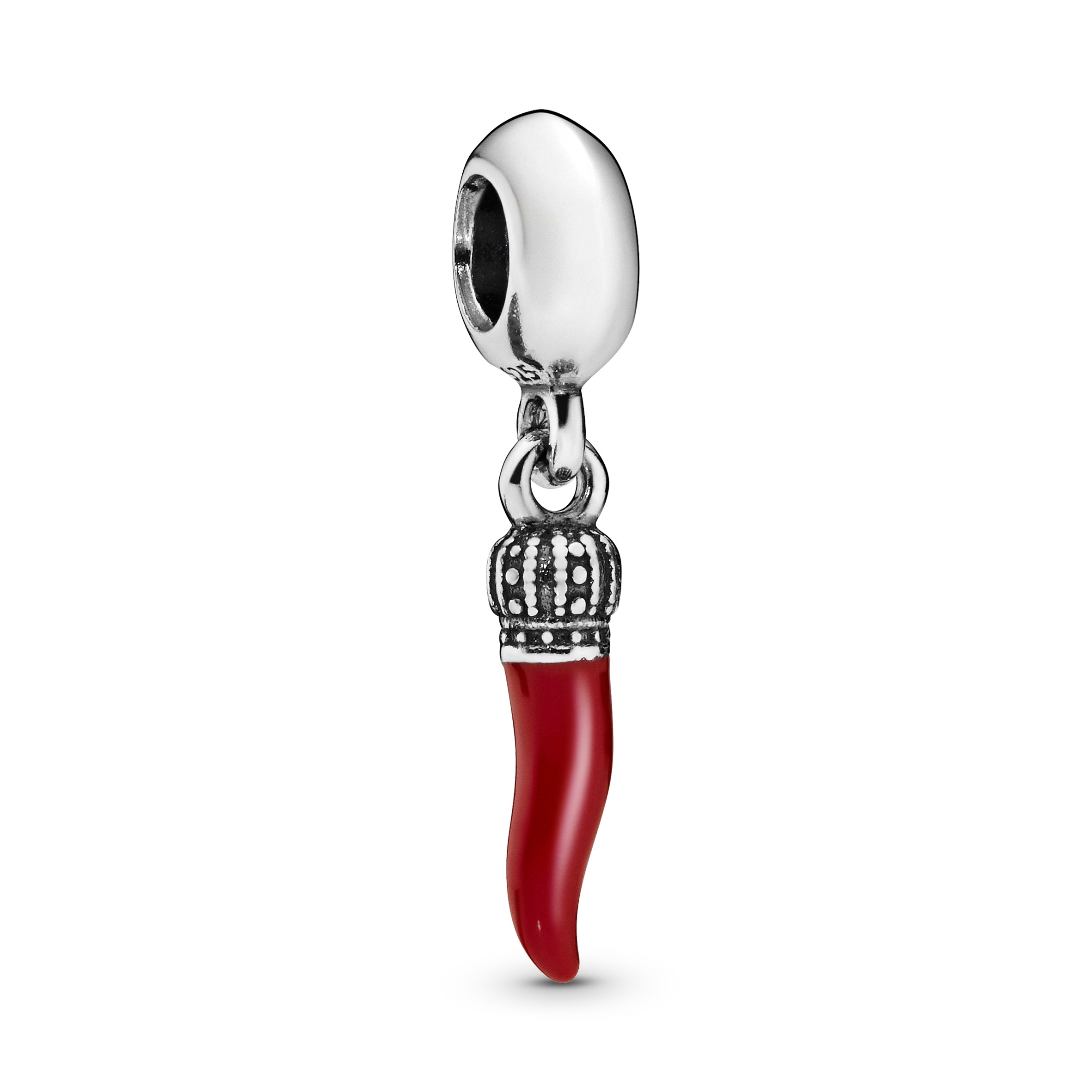 CHARM PANDORA CORNO ROSSO