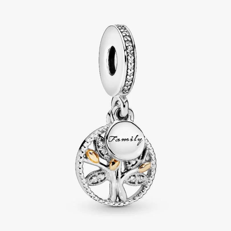 CHARM PANDORA PENDENTE ALBERO DELLA FAMIGLIA SCINTILLANTE