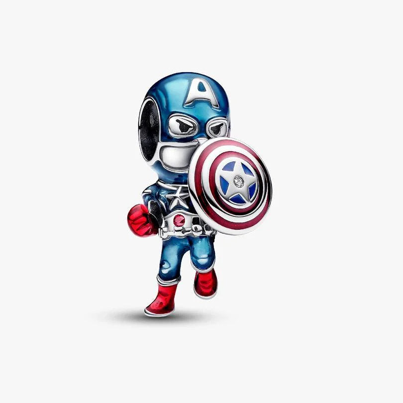CHARM PANDORA MARVEL AVENGERS, CAPTAIN AMERICA